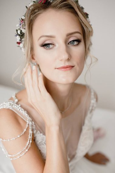 Beautiful bridal makeup by Anastasia Perfect Day Salzburg